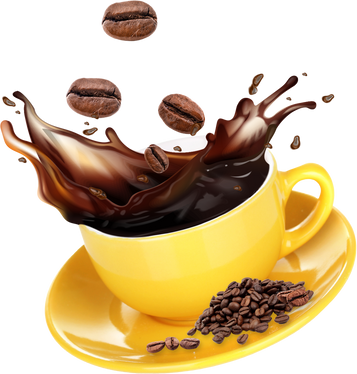 Coffee in Yellow Cup